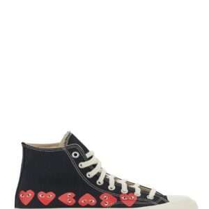 Explore the authentic COMME DES GARCONS PLAY CONVERSE unisex CHUCK 70" SNEAKER in Black