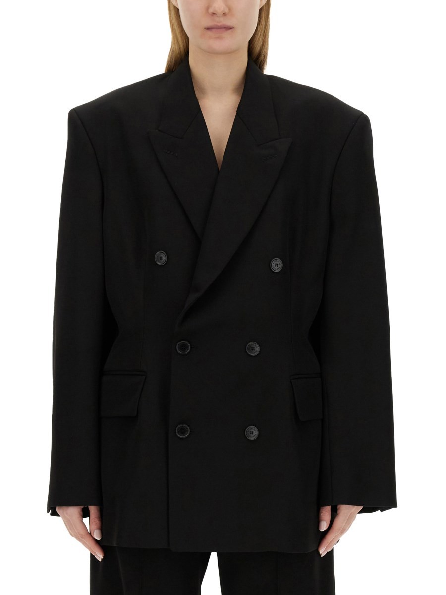 Discover the authentic Balenciaga women's CINCHED JACKET in Black