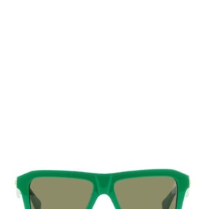 Explore the authentic Bottega Veneta unisex CLASSIC SQUARE SUNGLASSES in GREEN