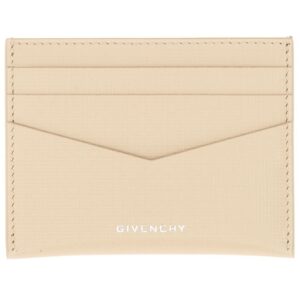 Explore the authentic Givenchy men's CLASSIQUE 4G LEATHER WALLET in beige