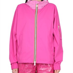 Discover the authentic K-Way unisex CLAUDEY 2.1 JACKET in Fuchsia