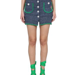 Discover the authentic CORMIO women's CLEAR SKIRT in Blue