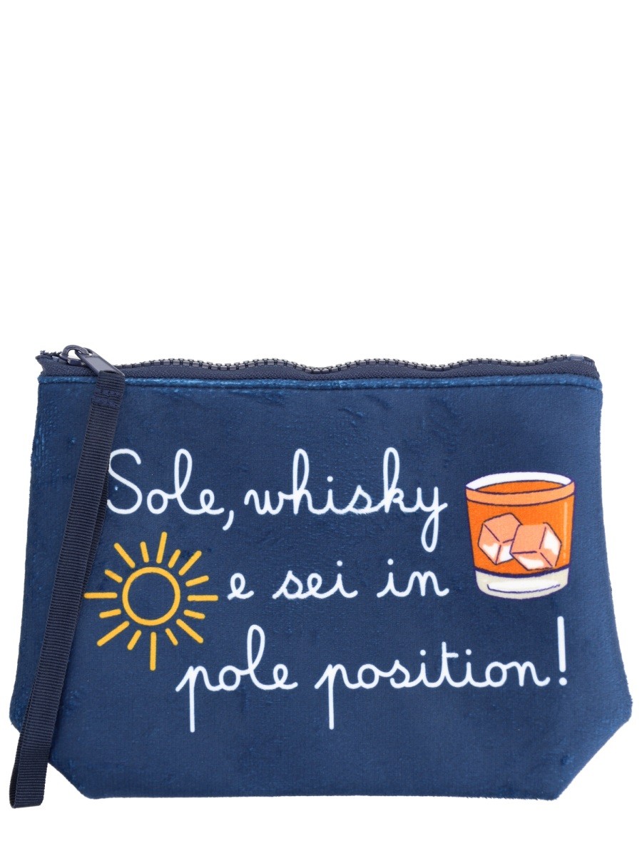 Refresh your wardrobe with the MC2 SAINT BARTH unisex CLUTCH BAG "ALINE" in Blue