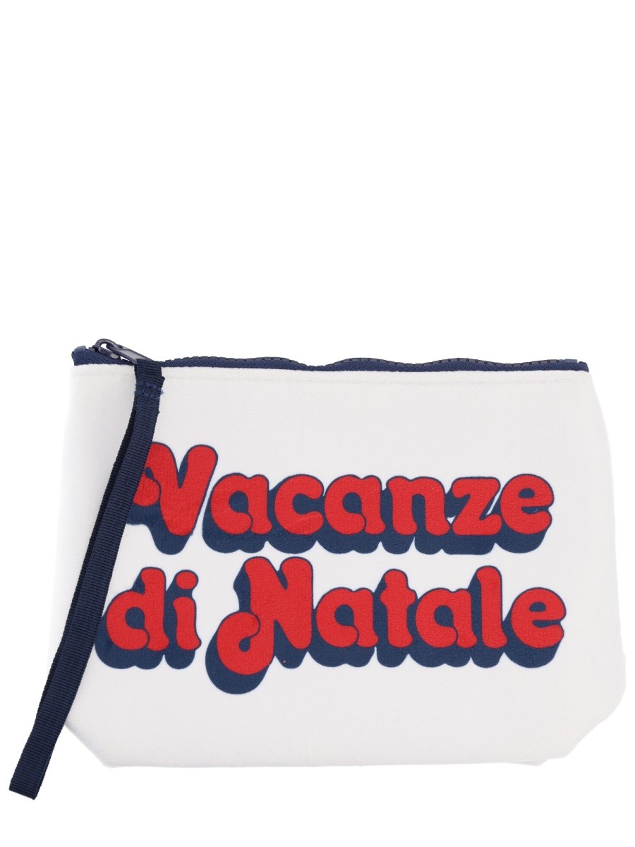 Refresh your wardrobe with the MC2 SAINT BARTH unisex CLUTCH BAG "ALINE" in White