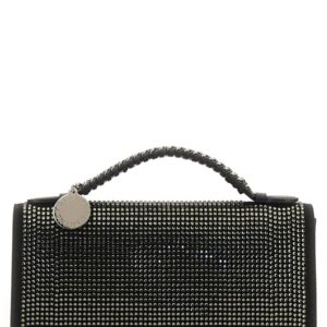 Shop the authentic stella mccartney women's CLUTCH BAG WITH SHOULDER STRAP "FALABELLA" in Black