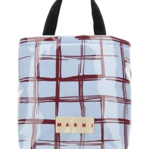 Discover the authentic Marni men's COATED CANVAS TOTE BAG in Blue