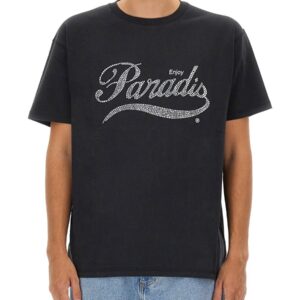 Refresh your wardrobe with the 3.PARADIS men's "COCA COLA" T-SHIRT in Black