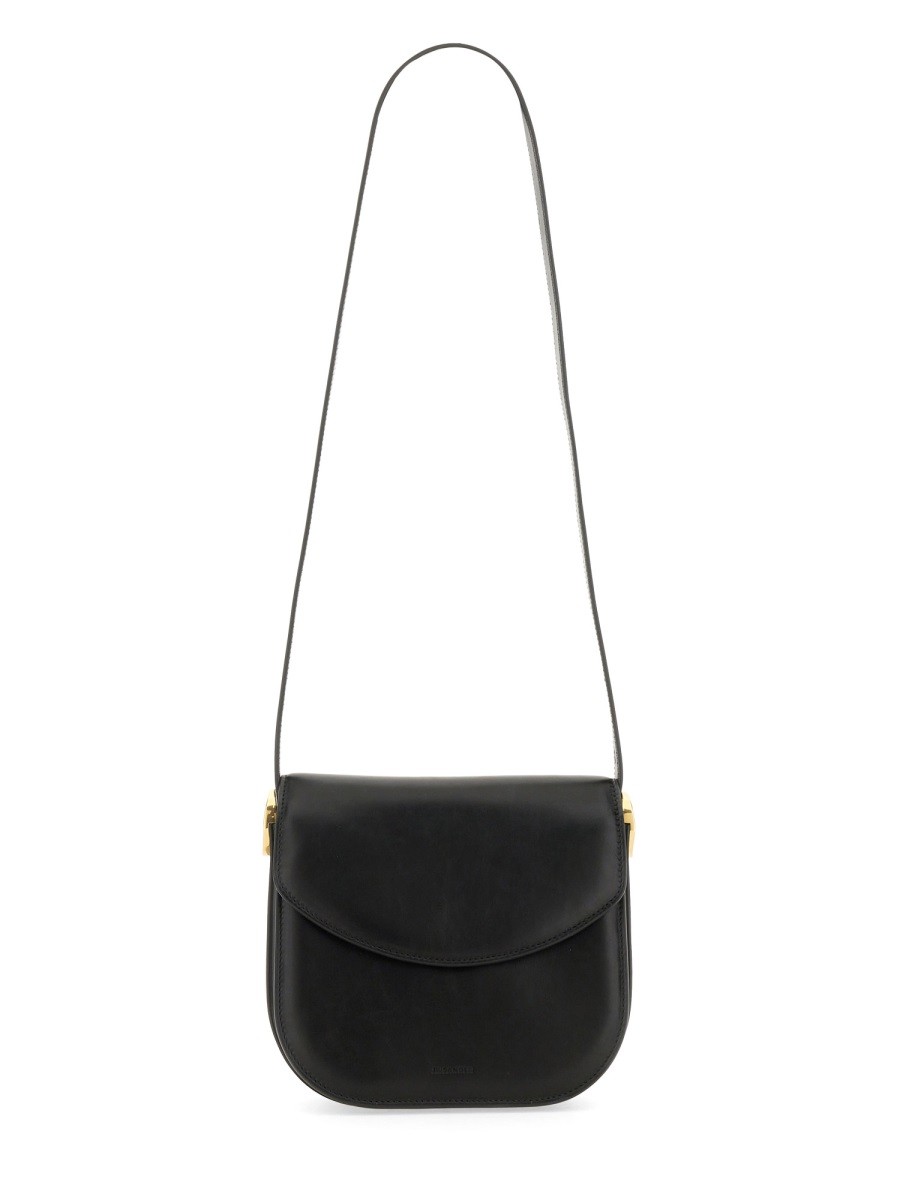 Discover the authentic JIL SANDER women's COIN SHOULDER BAG in Black
