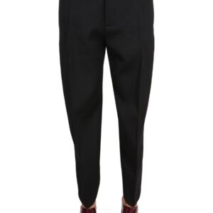 Discover the authentic Bottega Veneta women's COMPACT WOOL PANTS in Black