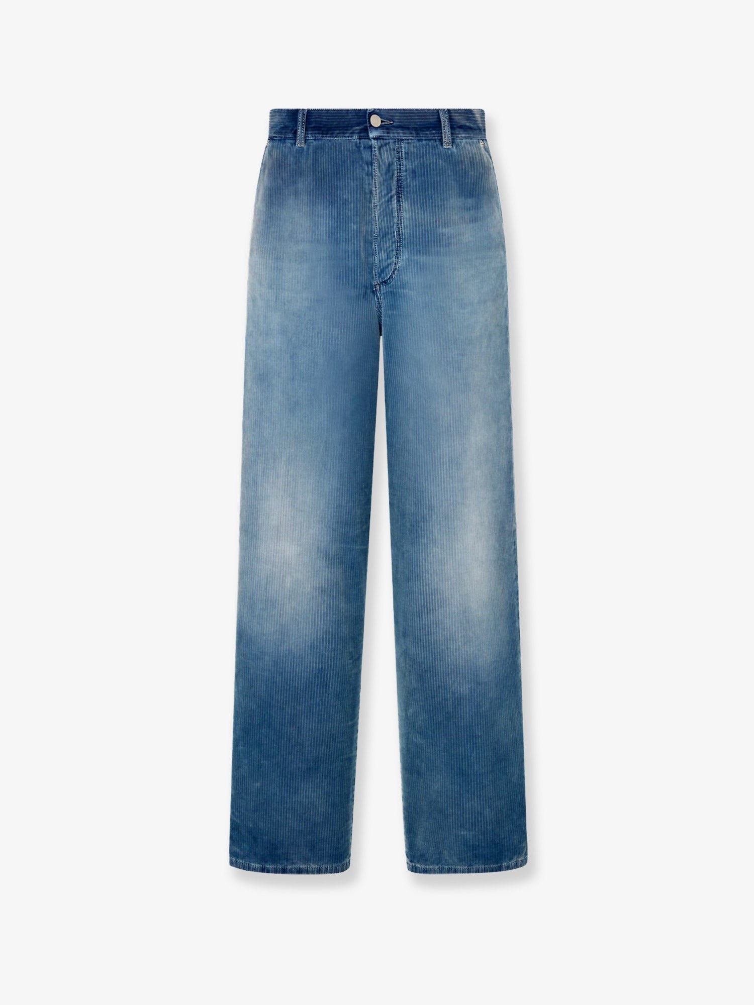 Discover the authentic Dior men's Corduroy trousers in bleu