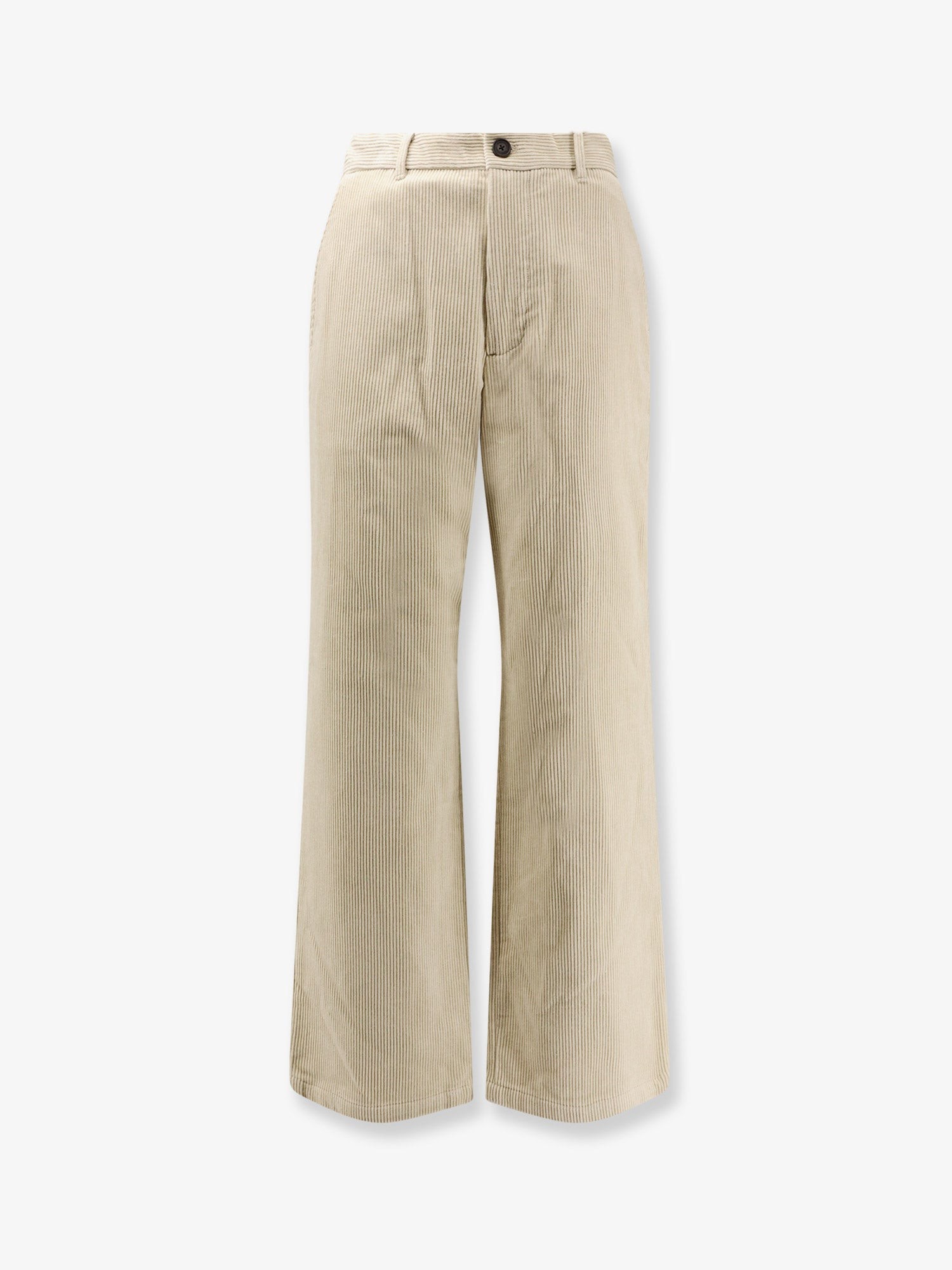 Discover the authentic DUNST men's Corduroy trousers in Panna