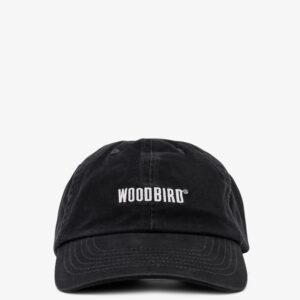 Discover the authentic WOODBIRD men's Core Twill cotton baseball hat in BLACK - WHITE