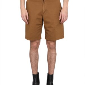 Discover the authentic DEPARTMENT FIVE men's COTTON BERMUDA SHORTS in Brown
