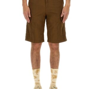 Explore the authentic Carhartt Wip men's COTTON BERMUDA SHORTS in Brown
