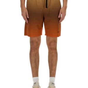 Refresh your wardrobe with the msgm men's COTTON BERMUDA SHORTS in MULTICOLOUR