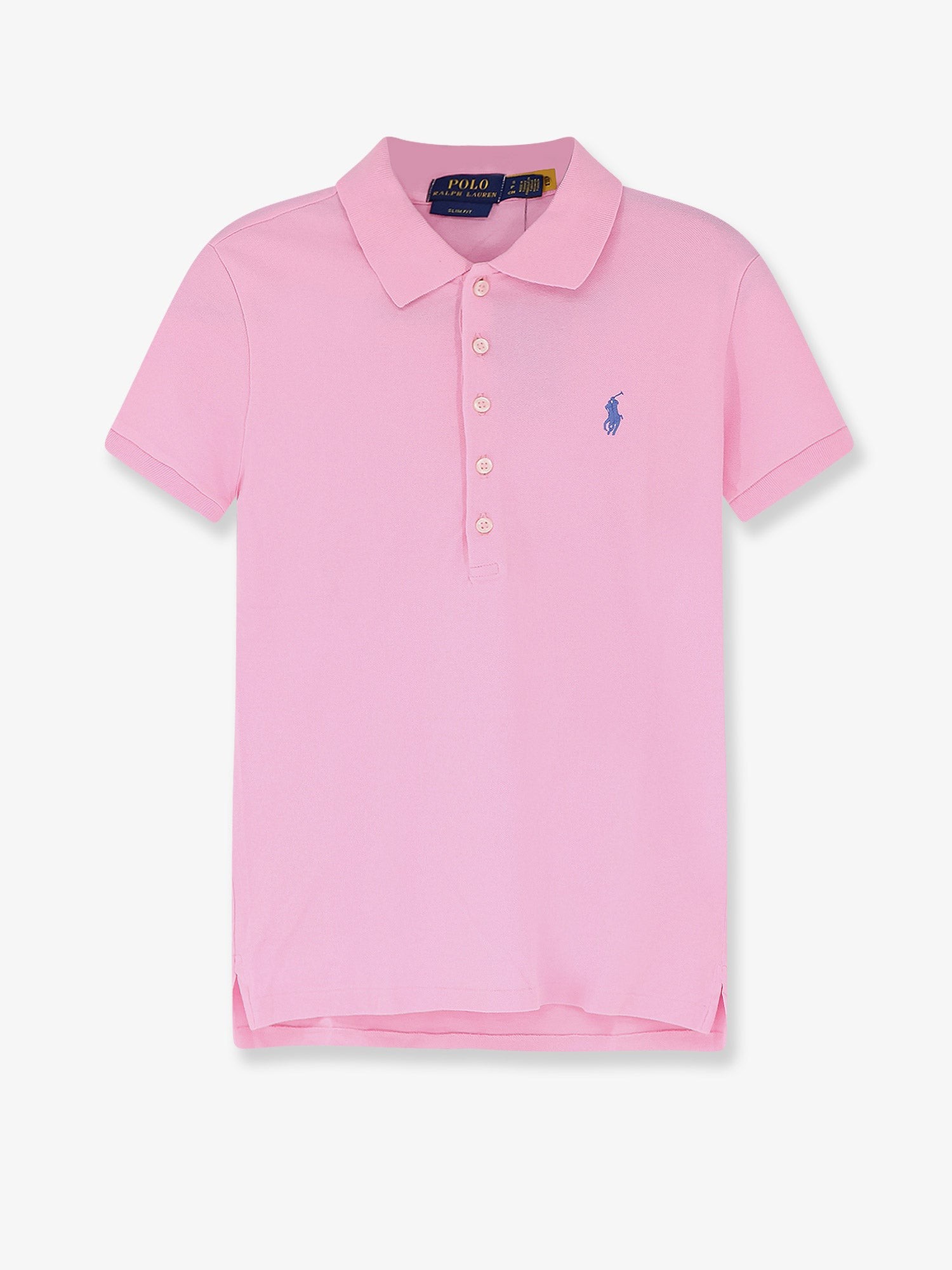 Shop the authentic Polo Ralph Lauren women's Cotton blend polo with embroidered logo in CARMELPINK