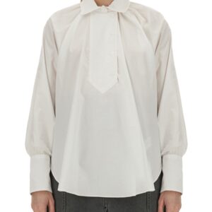 Discover the authentic PATOU women's COTTON BLOUSE in White