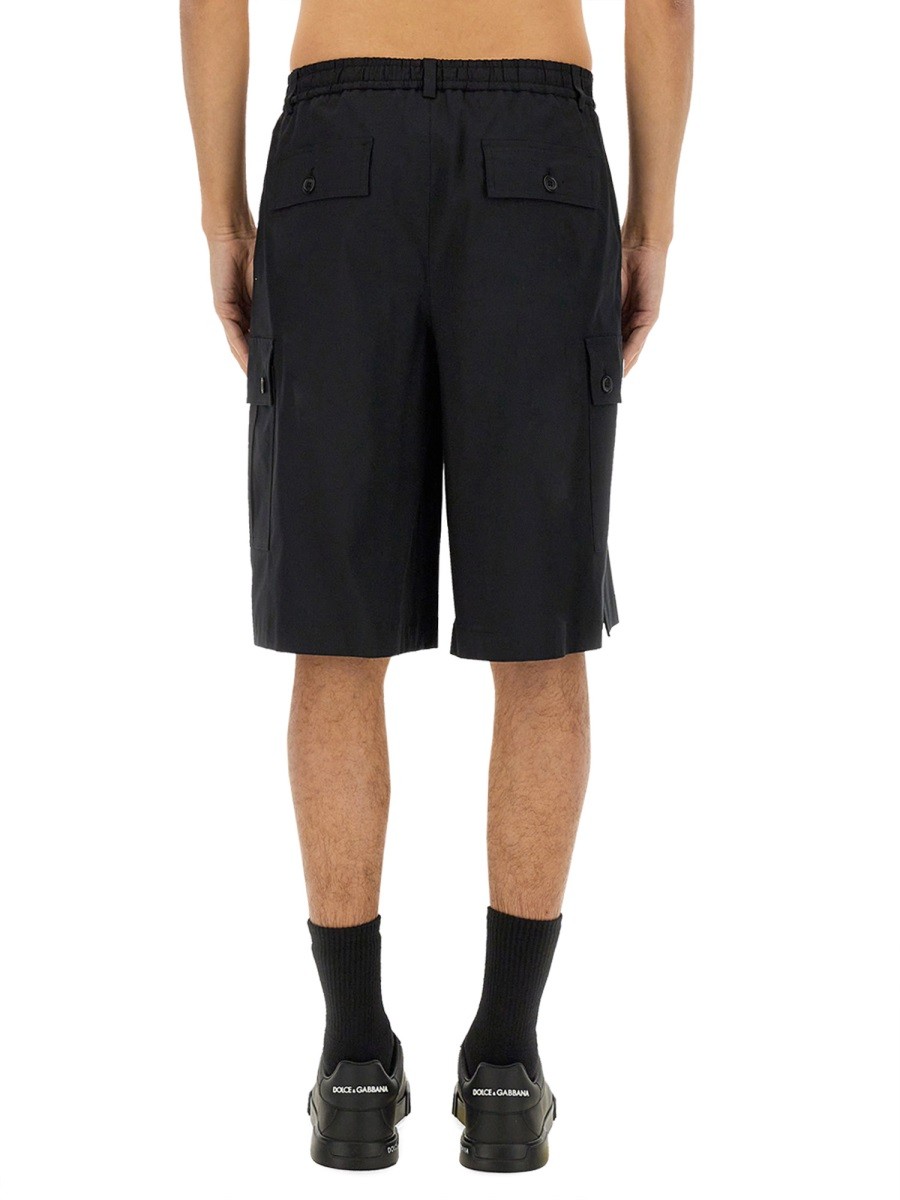 COTTON CARGO BERMUDA SHORTS - Image 3