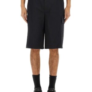 Explore the authentic Dolce & Gabbana men's COTTON CARGO BERMUDA SHORTS in Black