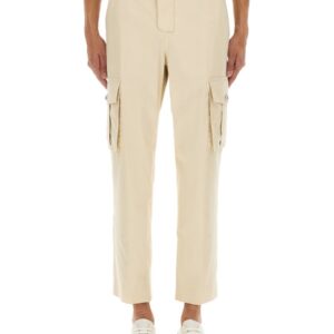 Discover the authentic Balmain men's COTTON CARGO PANTS in beige