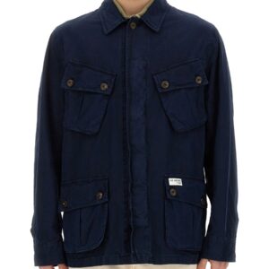 Discover the authentic FAY men's COTTON JACKET in Blue