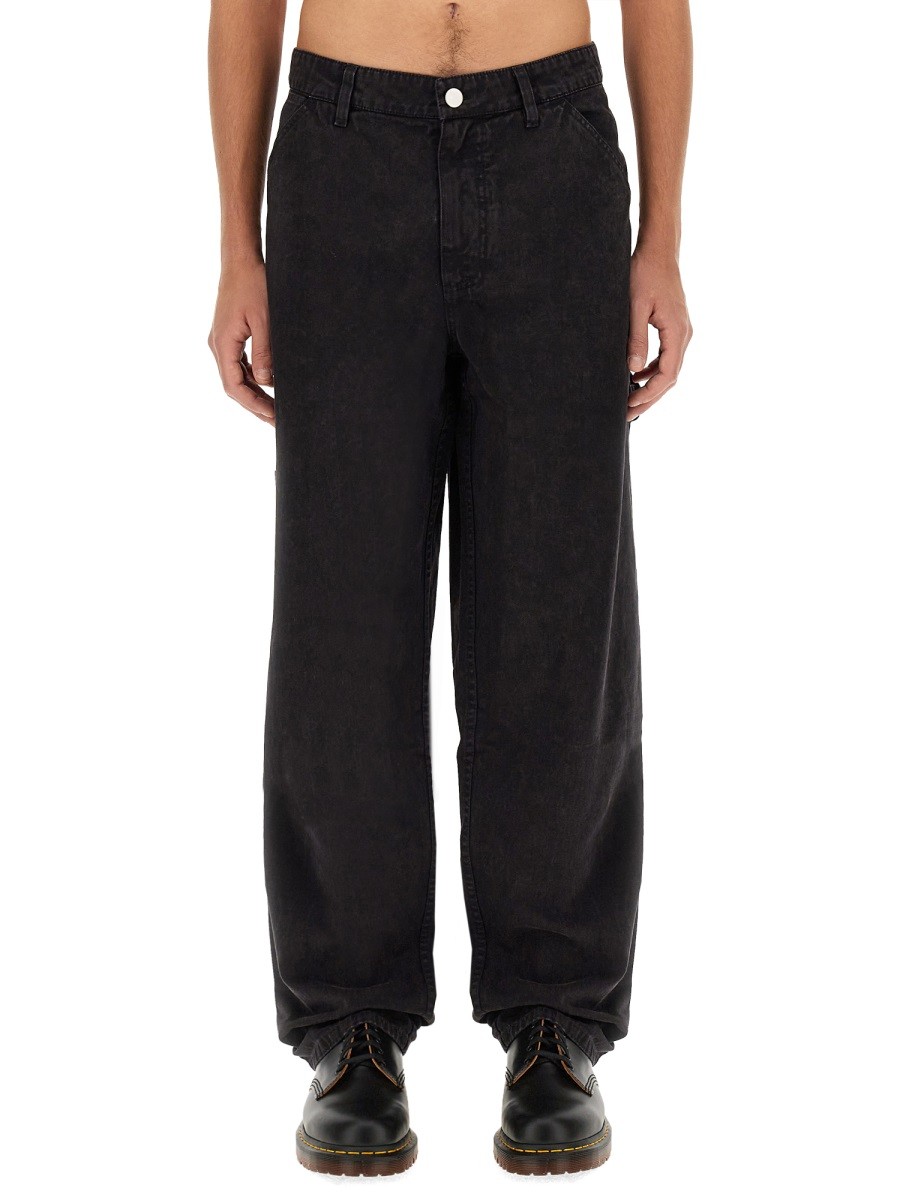 Discover the authentic AWAKE NY men's COTTON JEANS in Black