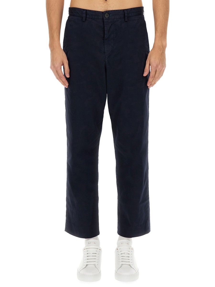 Refresh your wardrobe with the PS BY PAUL SMITH men's COTTON PANTS in Blue