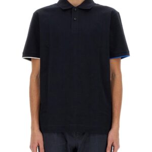 Discover the authentic Boss men's COTTON POLO in Blue