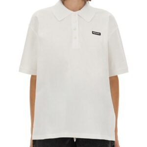 Explore the authentic ROTATE BIRGER CHRISTENSEN women's COTTON POLO in White