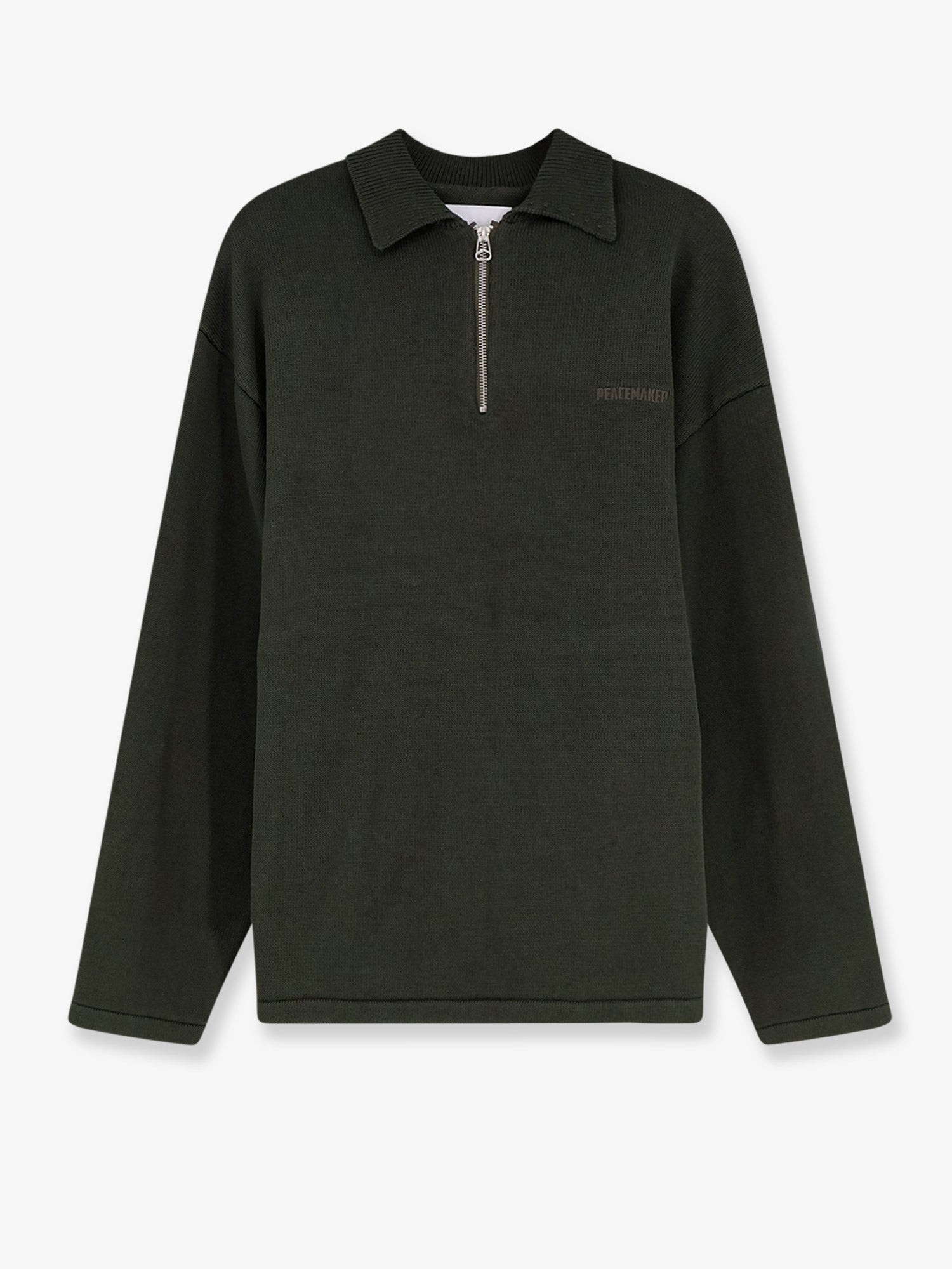 Discover the authentic OAMC PEACEMAKER men's Cotton polo shirt in Militarygeen
