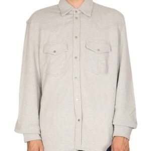Discover the authentic Diesel men's COTTON SHIRT in Grey