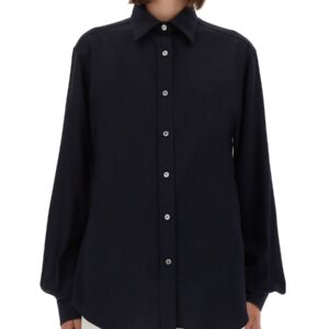 Discover the authentic Moschino women's COTTON SHIRT in Blue