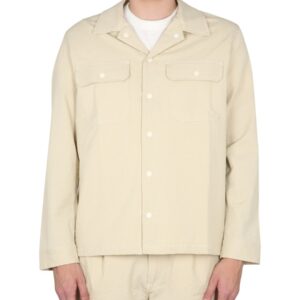 Refresh your wardrobe with the HOWLIN men's COTTON SHIRT in POWDER
