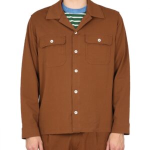Refresh your wardrobe with the HOWLIN men's COTTON SHIRT in Brown
