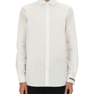 Discover the authentic Moschino men's COTTON SHIRT in White