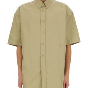 Discover the authentic Burberry men's COTTON SHIRT in beige