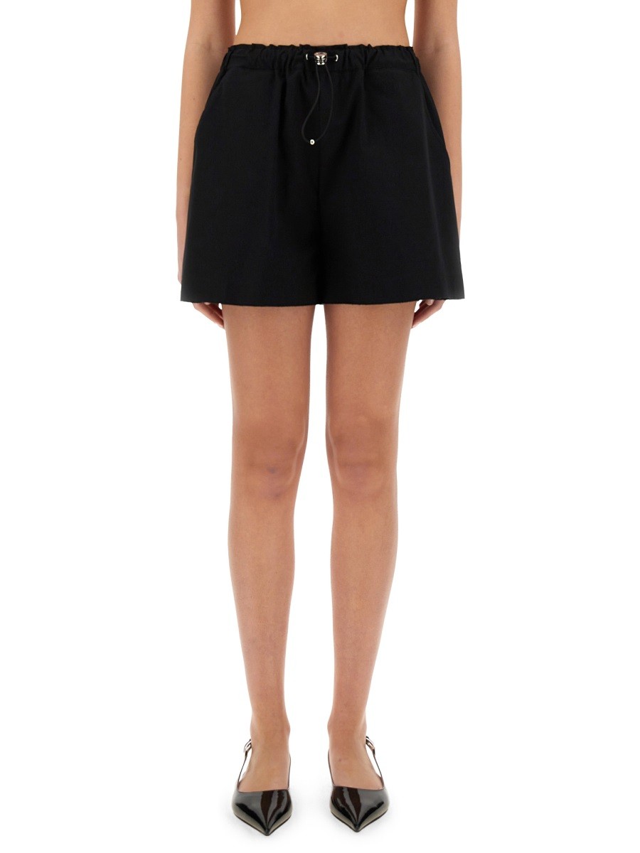 Discover the authentic MOSCHINO JEANS women's COTTON SHORTS in Black