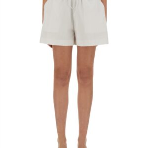 Discover the authentic MOSCHINO JEANS women's COTTON SHORTS in White