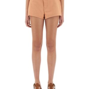 Discover the authentic CHLOÉ women's COTTON SHORTS in Pink