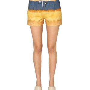 Elevate your look with the alberta ferretti women's COTTON SHORTS in Yellow