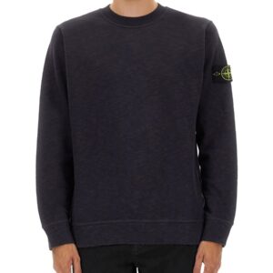 Refresh your wardrobe with the Stone Island men's COTTON SWEATSHIRT in CHARCOAL