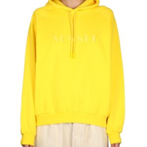 Discover the authentic SUNNEI unisex COTTON SWEATSHIRT in Yellow