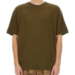 Refresh your wardrobe with the Dries Van Noten men's COTTON T-SHIRT in Brown