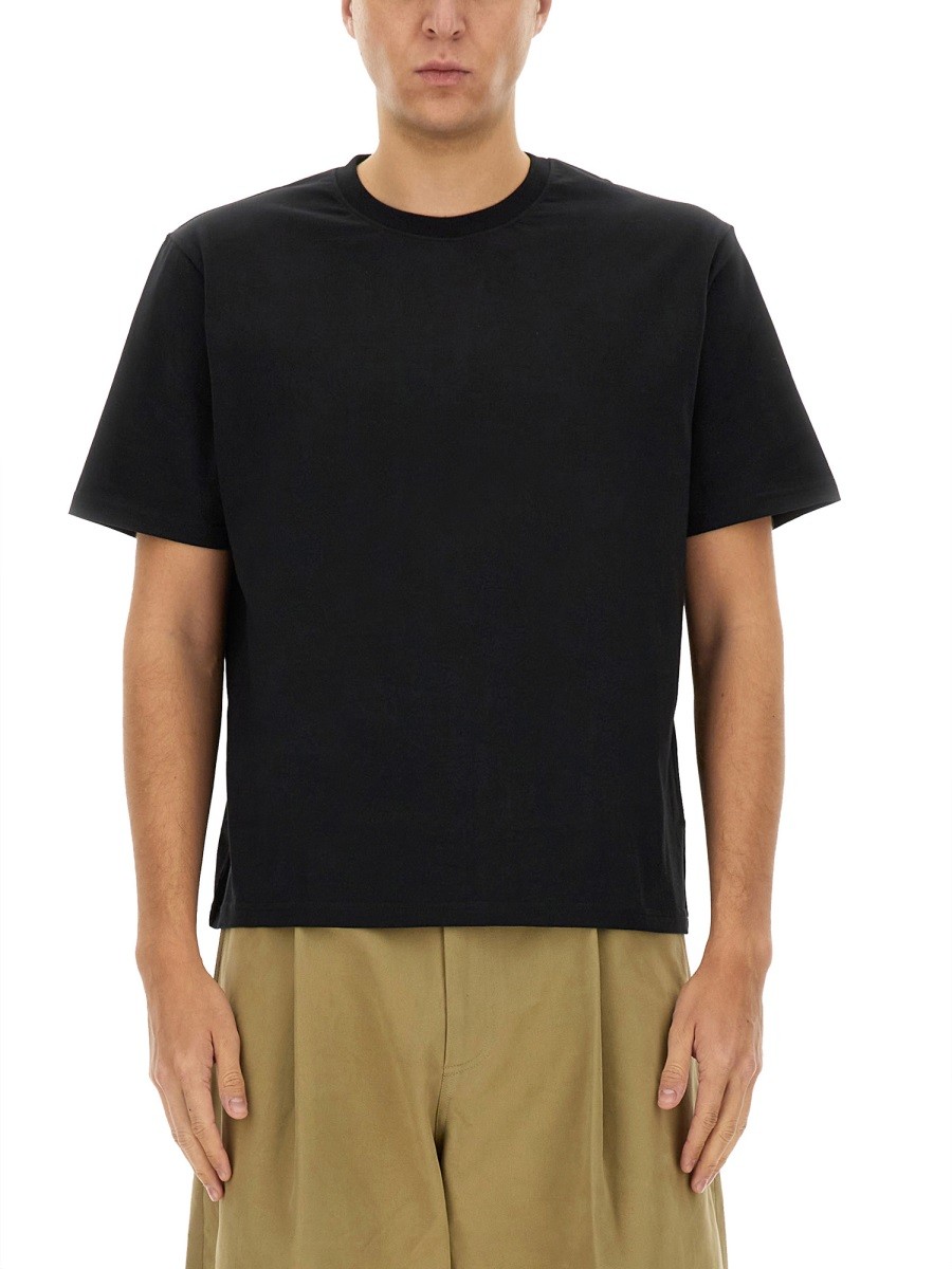 Explore the authentic STUDIO NICHOLSON men's T-SHIRT IN COTONE in Black
