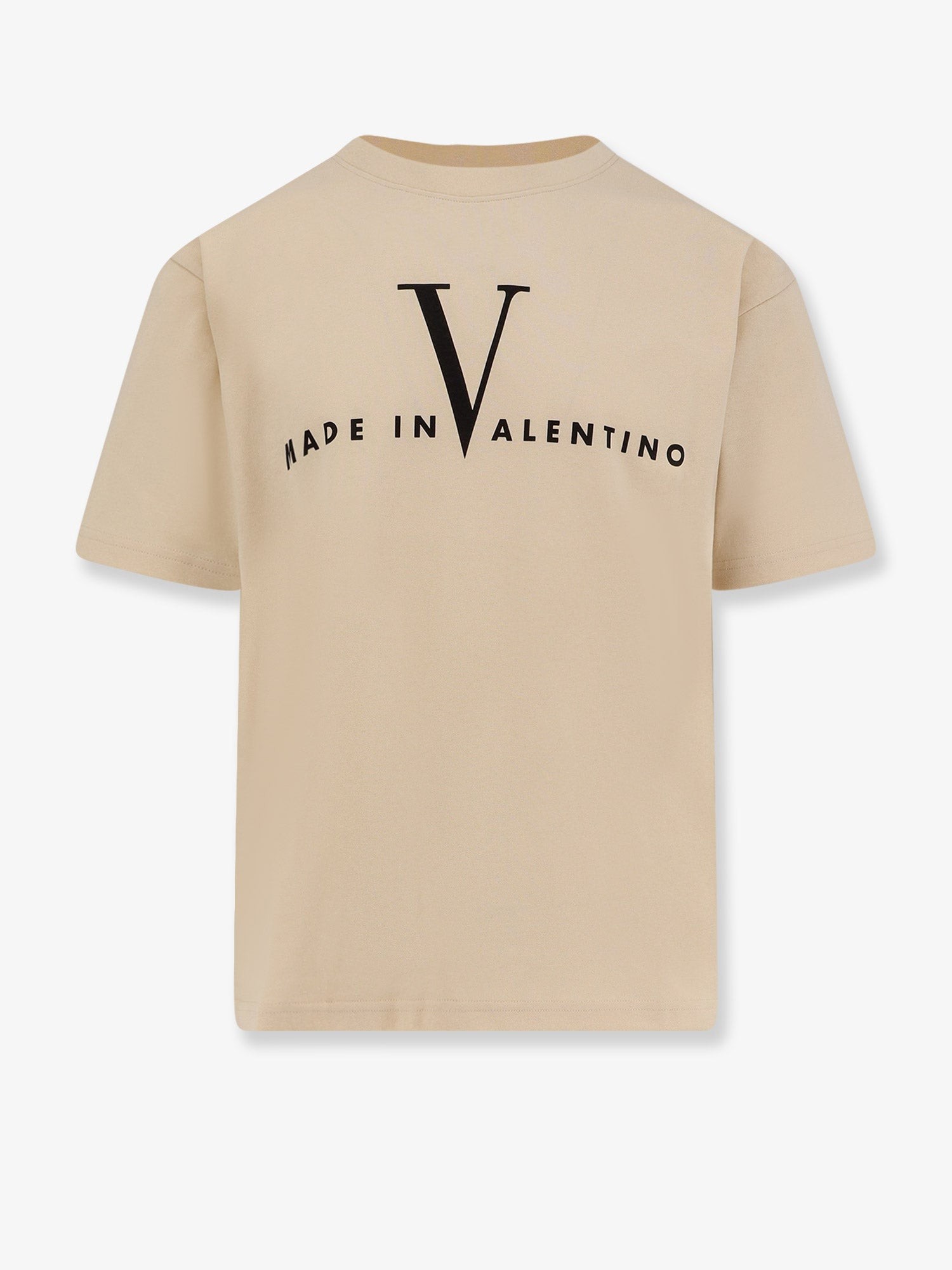 Discover the authentic Valentino men's Cotton t-shirt in BURRO NERO