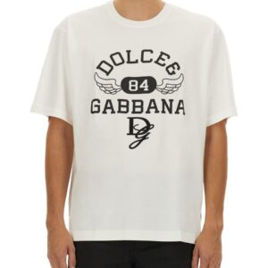 Refresh your wardrobe with the Dolce & Gabbana men's COTTON T-SHIRT in White