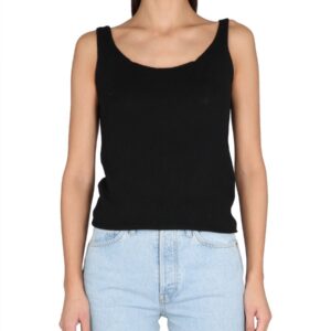 Discover the authentic ASPESI women's COTTON TOPS. in Black