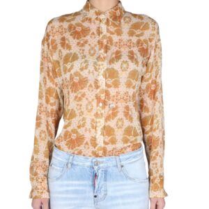 Refresh your wardrobe with the Dsquared2 women's CREPE SHIRT in MULTICOLOUR