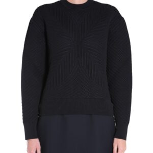 Discover the authentic Alexander Mcqueen women's CREW NECK SWEATER in Black