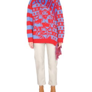 Explore the authentic stella mccartney women's CREW NECK SWEATER in MULTICOLOUR